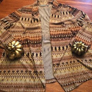 Stunning neutral open front cardigan